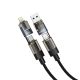 USB data kabal Moxom 4 u 1 Type C na Type C/Lightning, USB na Type C/lightning MX-CB364 100W 1m crni - EP3160034