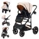 BBO Kolica za bebe Megamove, krem - U8LATTE