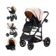 BBO KOLICA ZA BEBE (U8) MEGAMOVE SET - LATTE - EP2740490