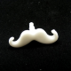 Ukras 3,5mm Brkovi beli - 006057