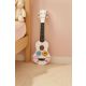 ECO TOYS Ukulele drvena gitara za decu sa 4 najlonske žice i trzalicom bela– ecotoys - EP2749307