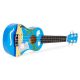 ECO TOYS Ukulele drvena gitara za decu sa 4 najlonske žice i trzalicom plava – ecotoys - EP2749304