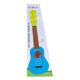 ECO TOYS Ukulele drvena gitara za decu sa 4 najlonske žice i trzalicom plava – ecotoys - EP2749304