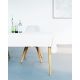 DEKOR DOM Stolnjak 140x140cm Mistral Uniline, bela - 024063-1
