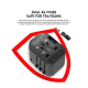 Univerzalni Multi Adapter Fantech TAC1 Power Cube 20W PD QC 3.0 20W crni - G213470