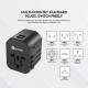 Univerzalni Multi Adapter Fantech TAC1 Power Cube 20W PD QC 3.0 20W crni - G213470