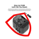 Univerzalni Multi Adapter Fantech TAC1 Power Cube 20W, PD, QC 3.0, 20W, crni - 213470