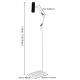 Univerzalni podni stalak 135 cm - 203874