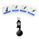 Univerzalno home dugme + flet za IPhone 7/7 Plus/8 /8 Plus JC crno - E2349