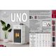 MARELI Kamin na pelet UNO 24 (3kW + 21kW) krem - EP3012035