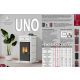 MARELI Kamin na pelet UNO 13 (1kW + 12kW) crna - EP3012011