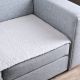 DEKOR DOM Fleker 70x70cm, bela - 024885
