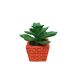 DEKOR DOM Cvet u saksiji - SUCCULENT CUBE 654 - N44 - 024277