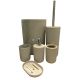 DEKOR DOM Set za kupatilo 1/6 Bamboo, bež - 024308