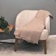 DEKOR DOM Prekrivač SOFT VAFEL 160x220cm Light brown - 024552