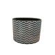 DEKOR DOM Saksija GEOMETRICO AK009-115 12x12x9 - Black - N03 - 023694