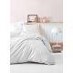 DEKOR DOM Posteljina CB Elegant stripe saten Beyaz - 032456