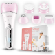 Vodootporni epilator / uređaj za ulepšavanje sa šest nastavaka, 6 u 1 - SOP009
