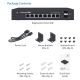 UBIQUITI EdgeSwitch 8-150W 8 gigabit PoE ports, 2x SFP - UQ075