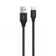 DEVIA Kabl USB Gracious Series Micro 2.4A, crna - 241-1