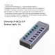USB 3.0 HUB 7 porta LWD HQ sivi - 210392