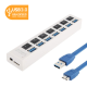 USB 3.0 HUB 7 portova JWD-U37 beli - 208953