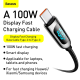 Kabel Baseus Fast Charging Type-C na Type-C 100W crni 1m - CATSK-B01