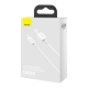 Kabel Baseus Superior Series Fast Charging USB na Lightning 2.4A beli 1m - CALYS-A02