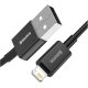 Kabel Baseus Superior Series Fast Charging USB na Lightning 2.4A crni 1m - CALYS-A01
