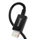 Kabel Baseus Superior Series Fast Charging USB na Lightning 2.4A crni 1m - CALYS-A01