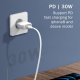 Kabel LDNIO LC131-I 30W Type-C na Lightning beli 1m - 600657