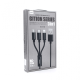 Kabel Remax Gition RC-131 3u1 za iPhone Lightning/ Micro USB/ Type-C crni 1m - 600490