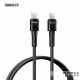 Kabel Remax Leya RC-C091 Type-C na Type-C 65W PD Fast Charging crni 1m - 605021