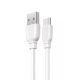 Kabel Remax Suji Pro RC-138a Type-C 2.4A beli 1m - 600875