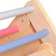 Pikler trougao KINDER HOME 2 u 1 Drvena penjalica i tobogan - V01F021