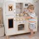 KINDER HOME Dečija drvena kuhinja – vintage stil sa elektronskim pločama za kuvanje - EP2988372