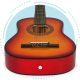 ECO TOYS Drvena gitara za decu, natural - HX18022-30