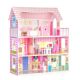 ECO TOYS Velika drvena kućica za lutke sa nameštajem - W06A139