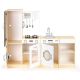 ECO TOYS Drvena kuhinja za decu Natur&White XXL - PLK547