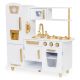 ECO TOYS Drvena kuhinja za decu White&Gold XXL - 7267-1-1-1