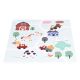 ECO TOYS Velike podne puzzle 90.5x90.5cm Farma, 21 deo - ECOEVA020