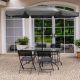 MODERNHOME Suncobran 3.5m, siva - SL-UM002B DG