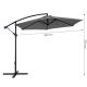 MODERNHOME Suncobran 3m, siva - XS-UMS021 GREY