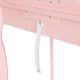 ECO TOYS Dečji drveni sto za šminkanje sa ogledalom, roze - FH-KF200011-P