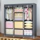 MODERNHOME Veliki platneni garderober sa policama 3 - PJJSC002