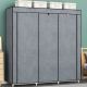 MODERNHOME Veliki platneni garderober sa policama 3 - PJJSC002