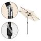 MODERNHOME Veliki ugaoni suncobran beige - EP2327445