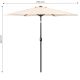 MODERNHOME Veliki ugaoni suncobran beige - EP2327445