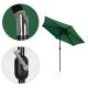 MULTIGARDEN Ugaoni suncobran 270cm, zelena - SL-UM003C GREEN