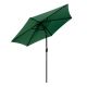 MULTIGARDEN Ugaoni suncobran 270cm, zelena - SL-UM003C GREEN